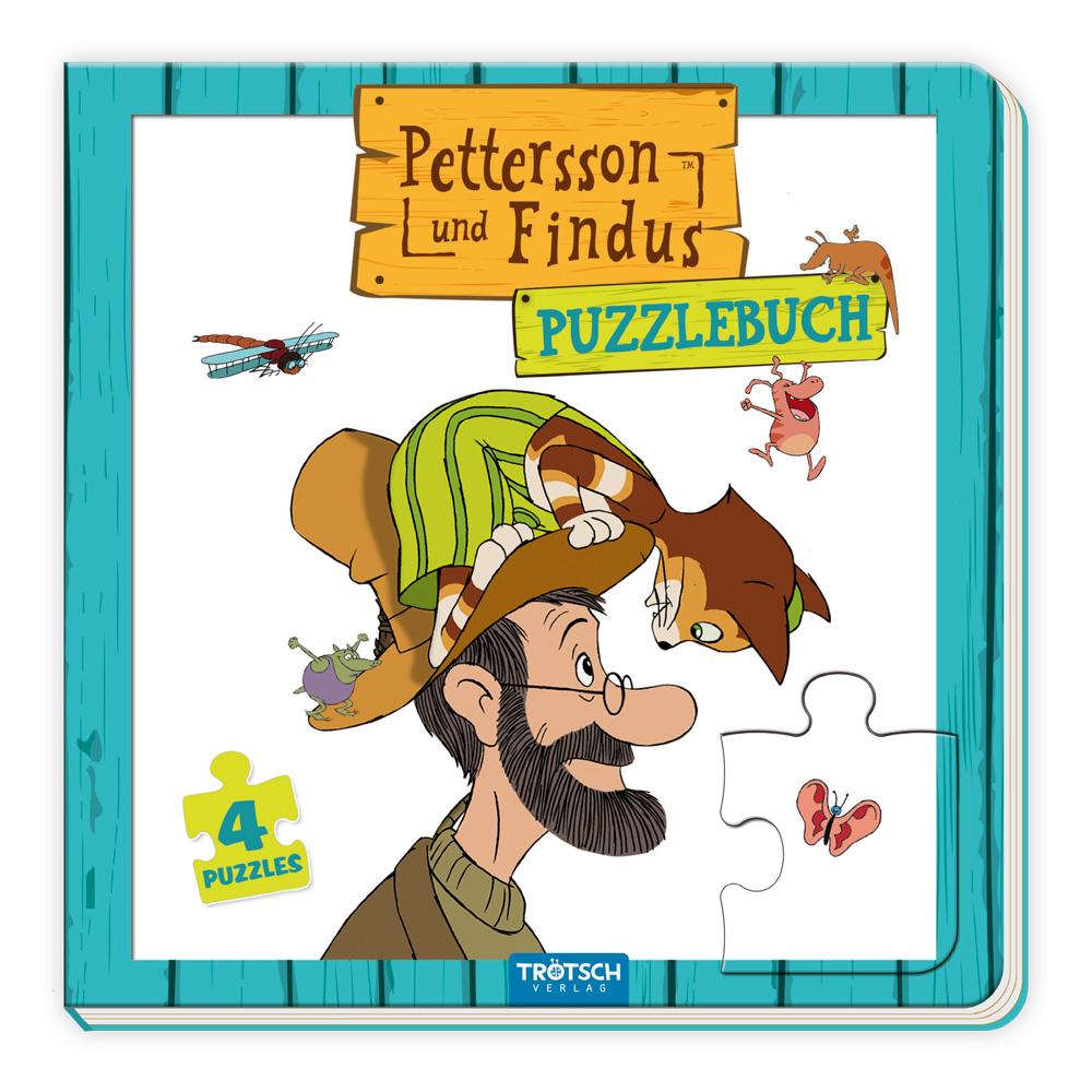 Trötsch Pettersson und Findus Pappenbuch Puzzlebuch