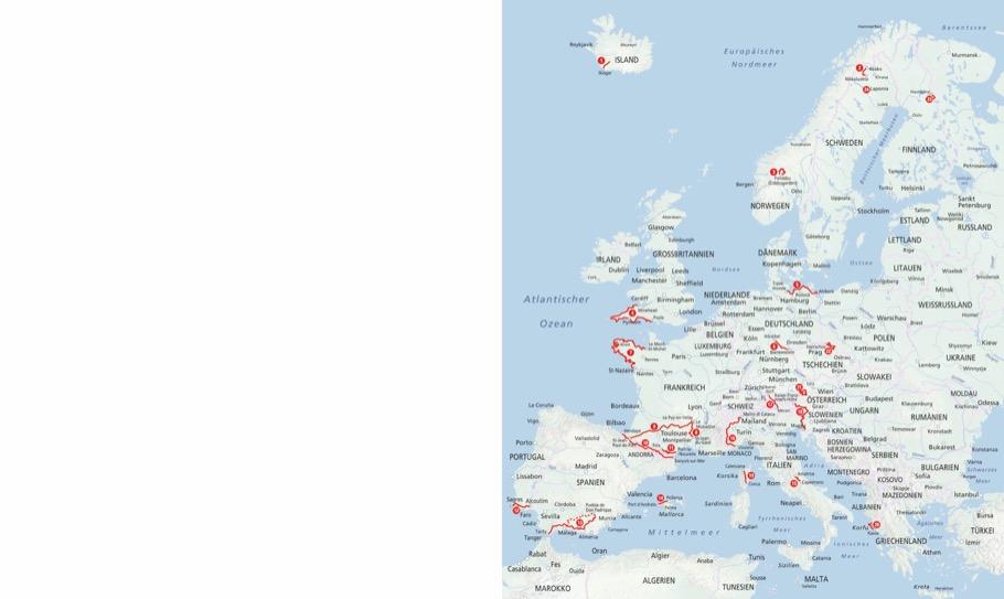 Fernwanderwege in Europa