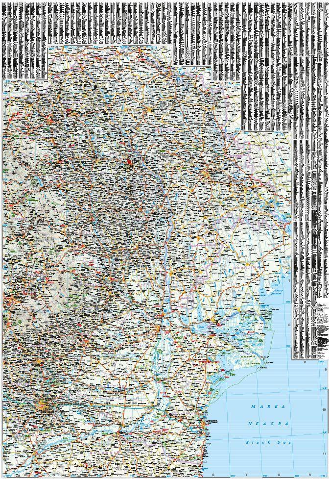 Reise Know-How Landkarte Rumänien, Moldau / Romania, Moldova (1:600.000)