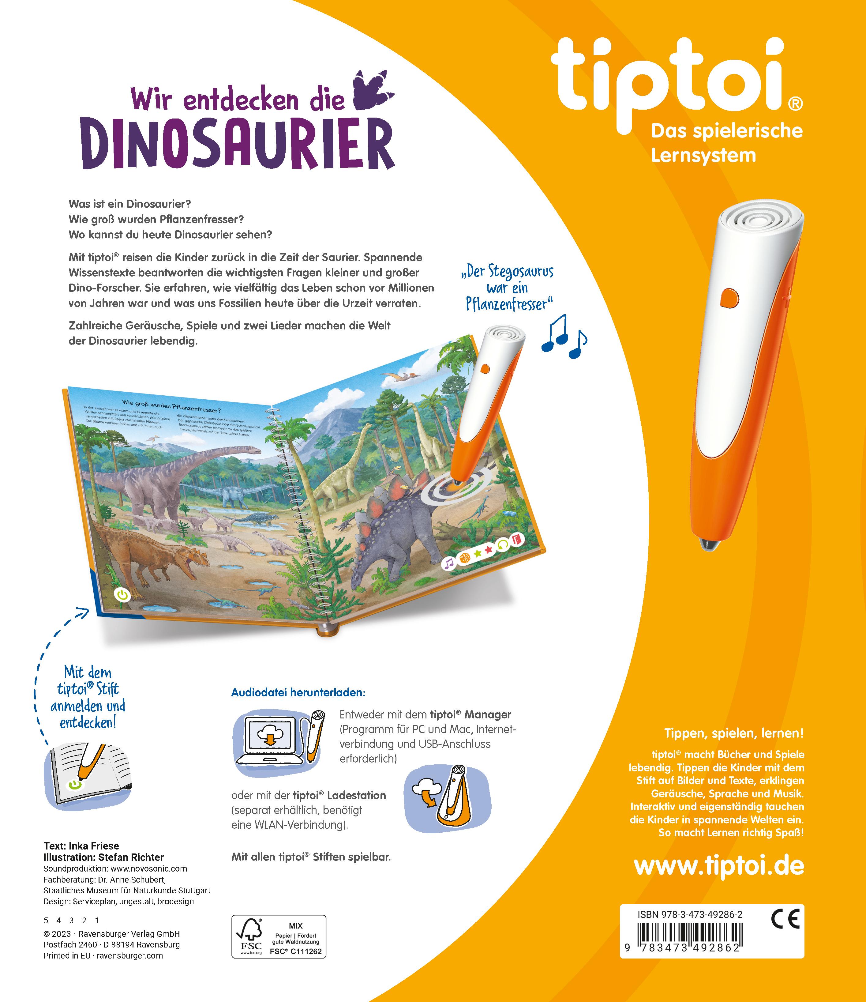 tiptoi® Wir entdecken die Dinosaurier