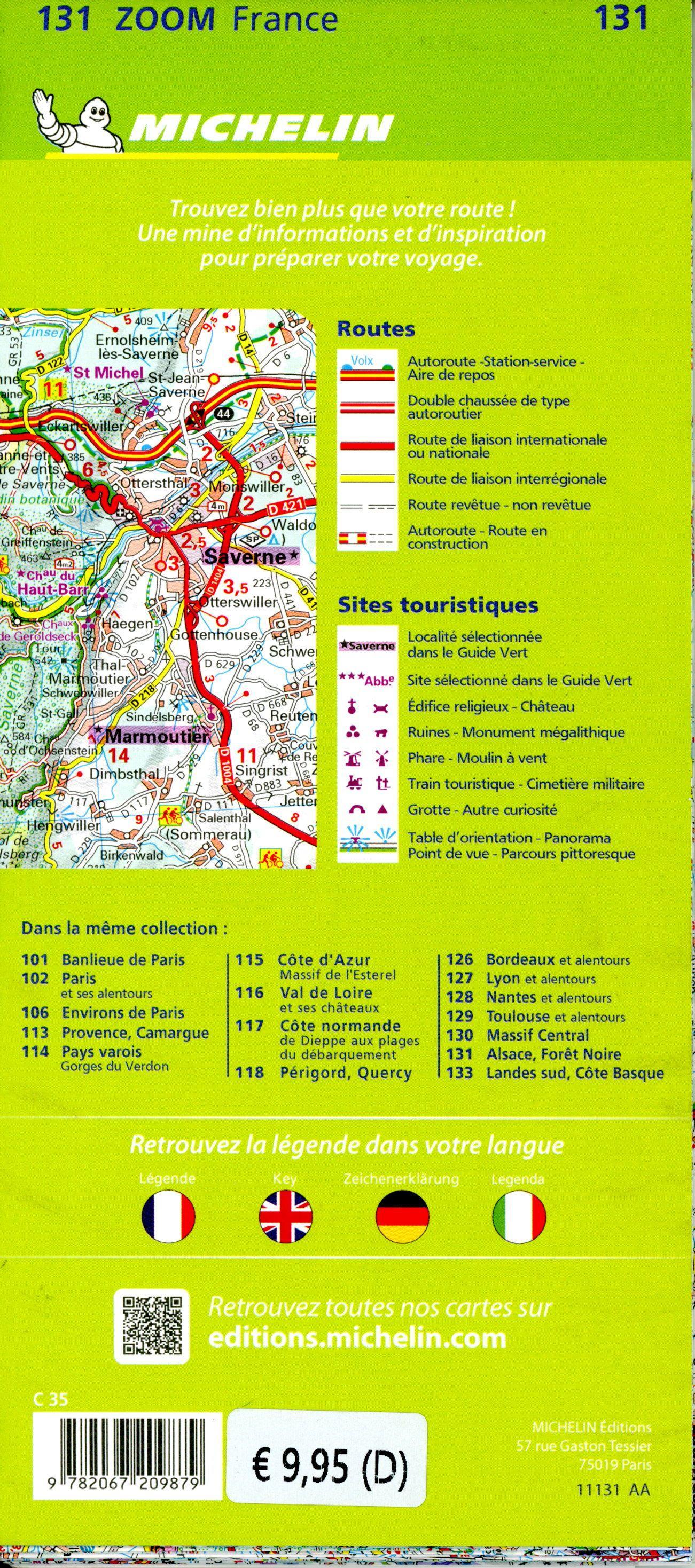 Black Forest, Alsace, Rhine Valley - Zoom Map 131