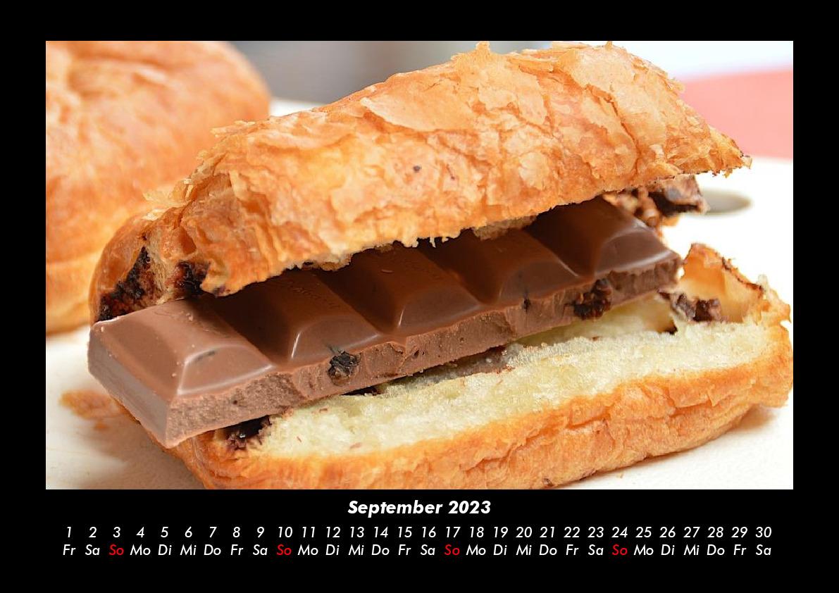 World of Sweets 2023 Fotokalender DIN A3