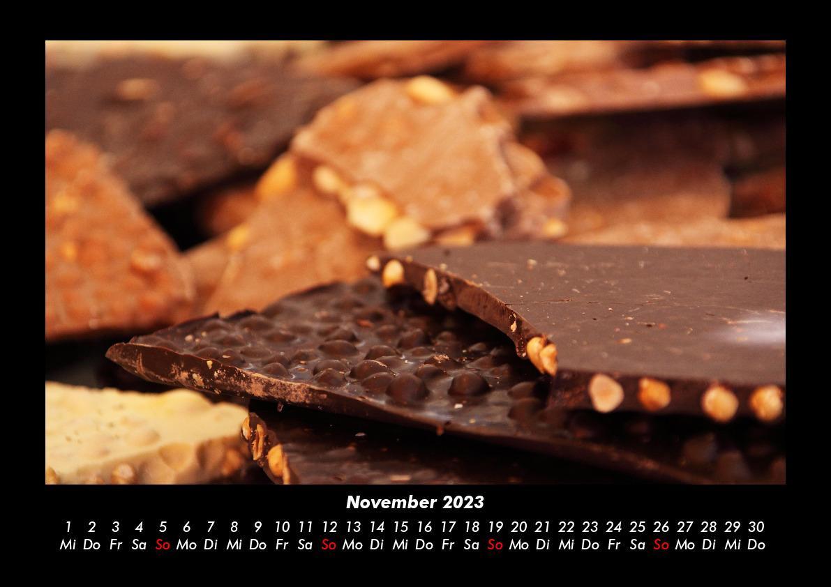 World of Sweets 2023 Fotokalender DIN A3