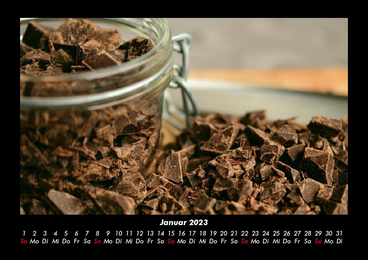 World of Sweets 2023 Fotokalender DIN A3