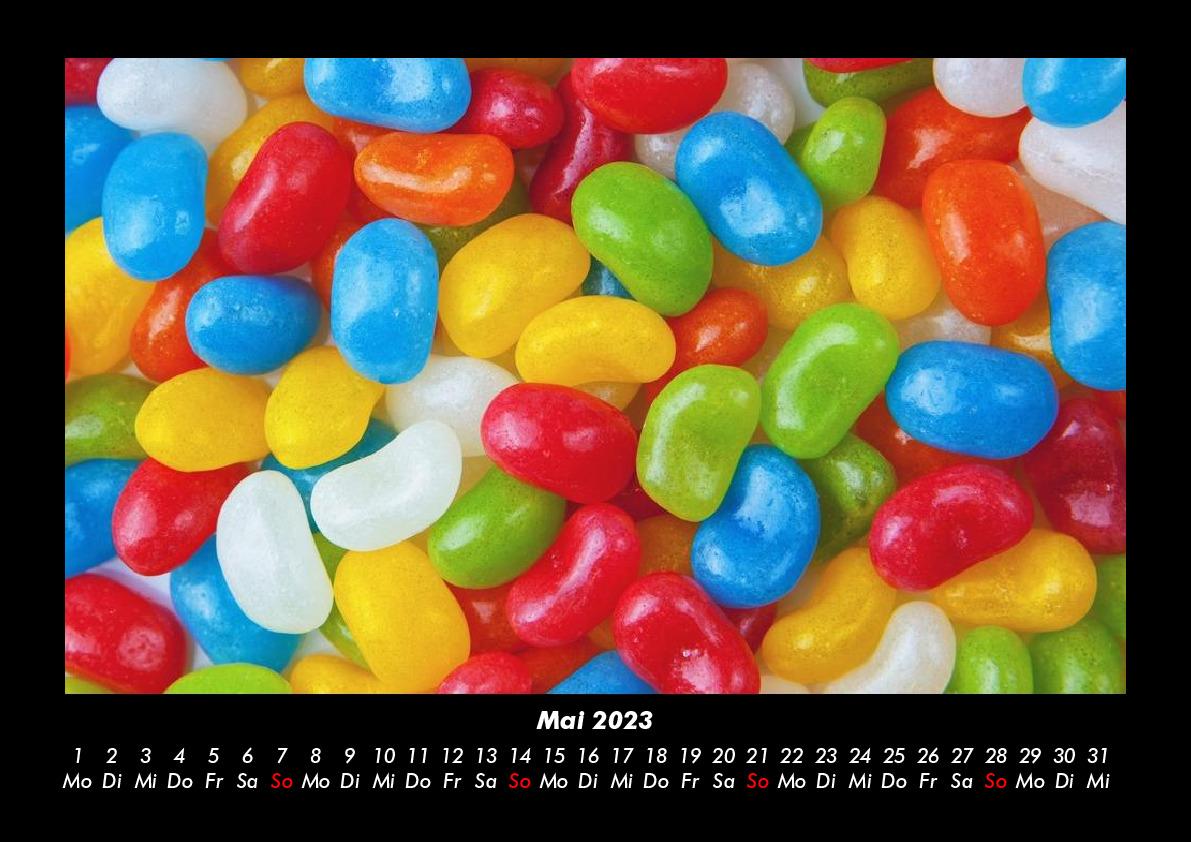 World of Sweets 2023 Fotokalender DIN A3