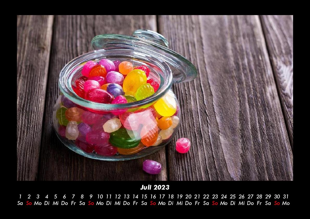 World of Sweets 2023 Fotokalender DIN A3