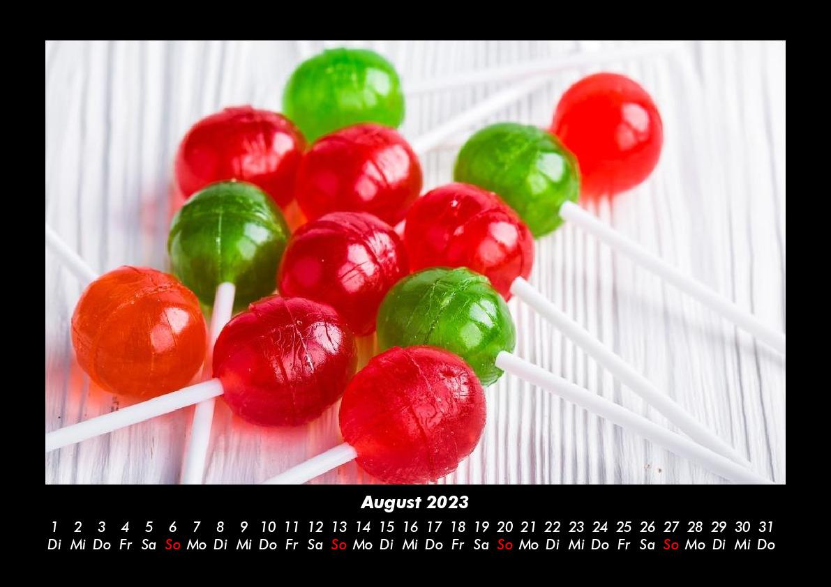 World of Sweets 2023 Fotokalender DIN A3