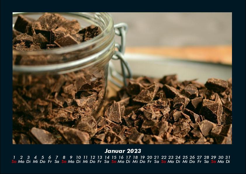 World of Sweets 2023 Fotokalender DIN A4