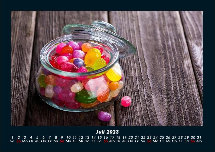 World of Sweets 2023 Fotokalender DIN A4