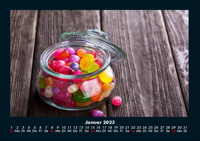 World of Sweets 2023 Fotokalender DIN A4