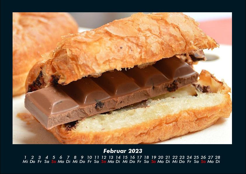 World of Sweets 2023 Fotokalender DIN A4