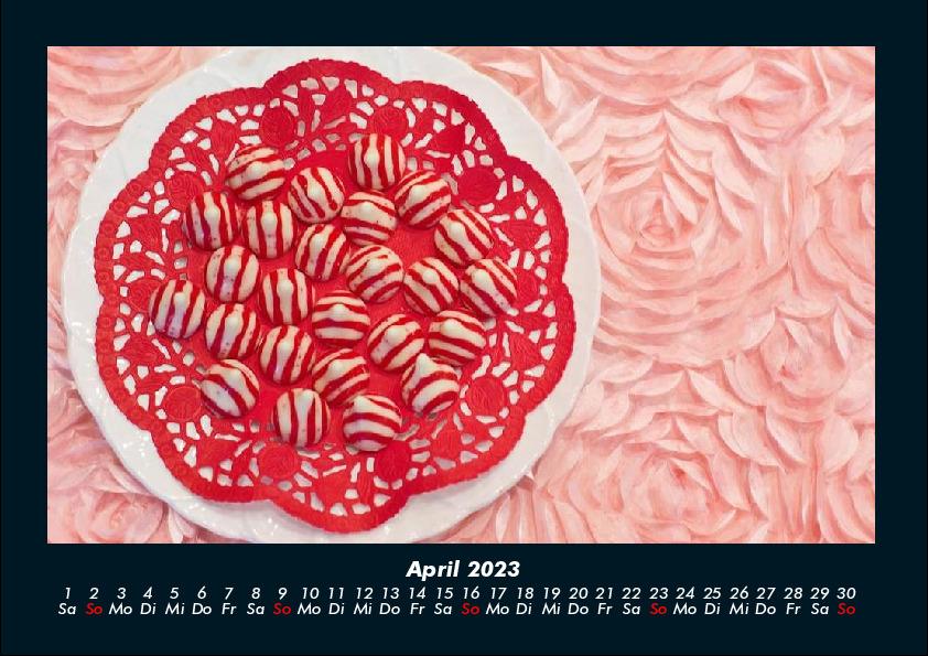 World of Sweets 2023 Fotokalender DIN A4