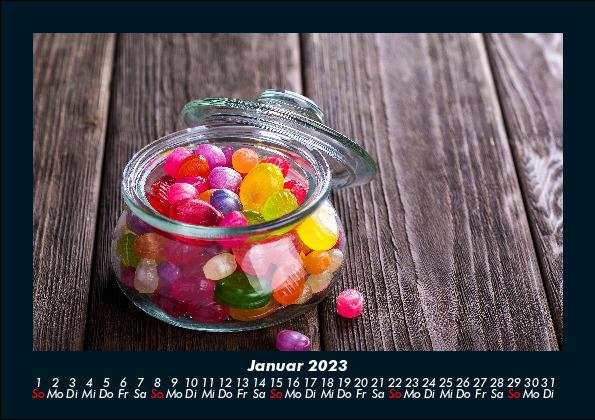 World of Sweets 2023 Fotokalender DIN A5