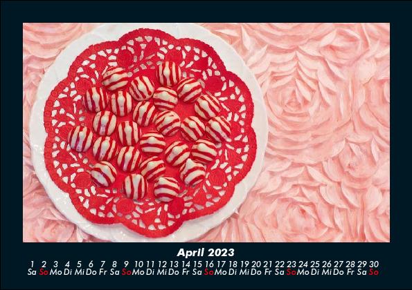 World of Sweets 2023 Fotokalender DIN A5