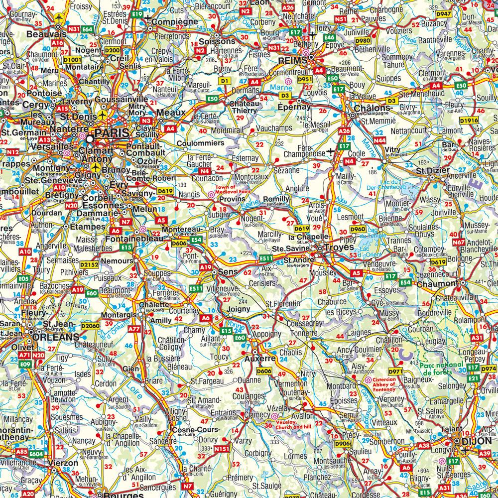 Westeuropa, Straßenkarte 1:2.000.000, freytag & berndt