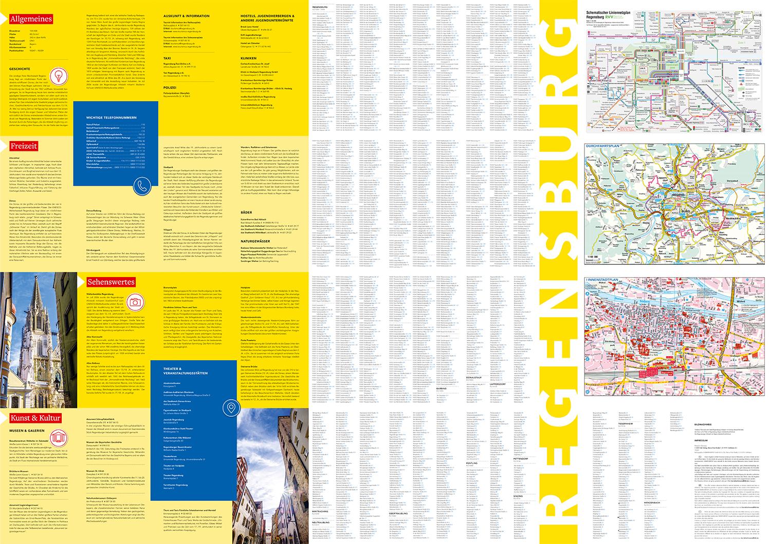 Falk Cityplan Regensburg 1:16.000