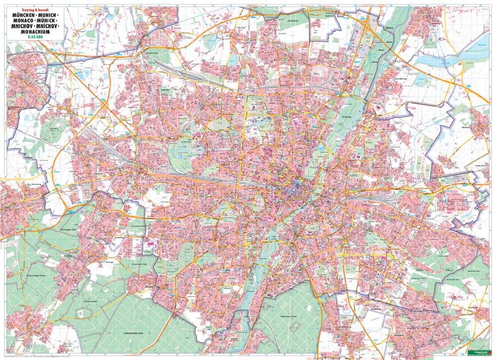 München Gesamtplan, Poster 1:22.500