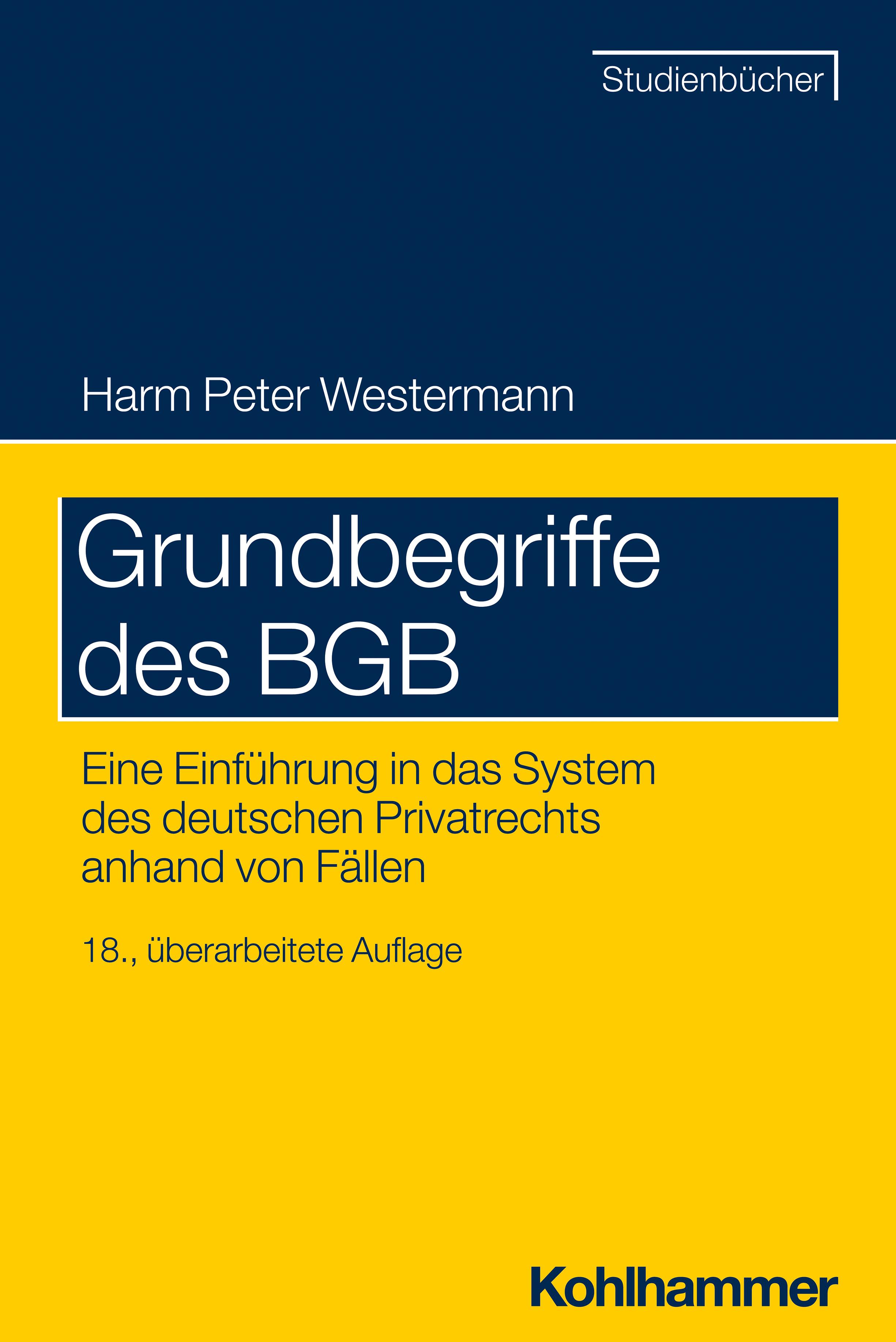 Grundbegriffe des BGB