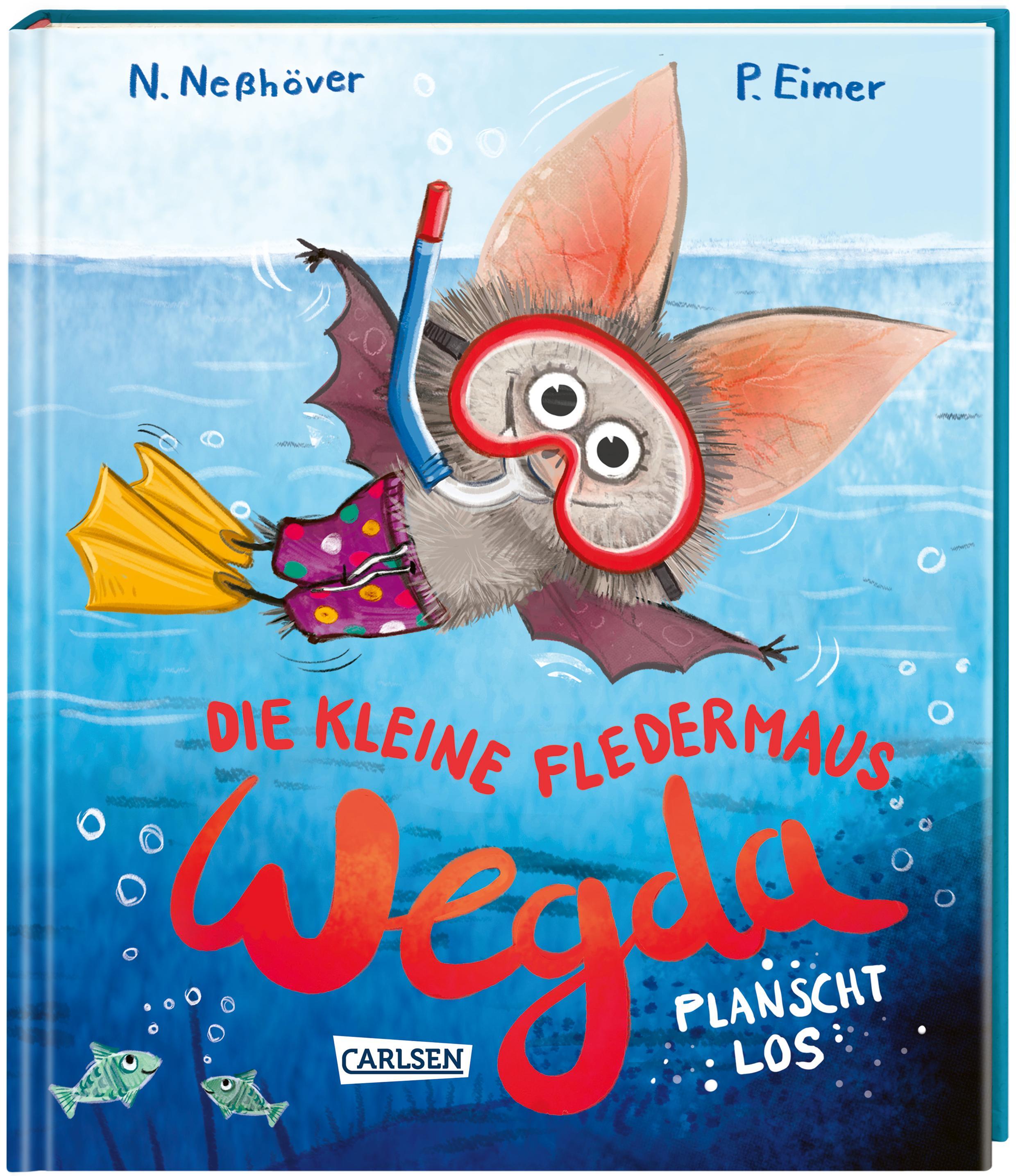 Die kleine Fledermaus Wegda: Wegda planscht los