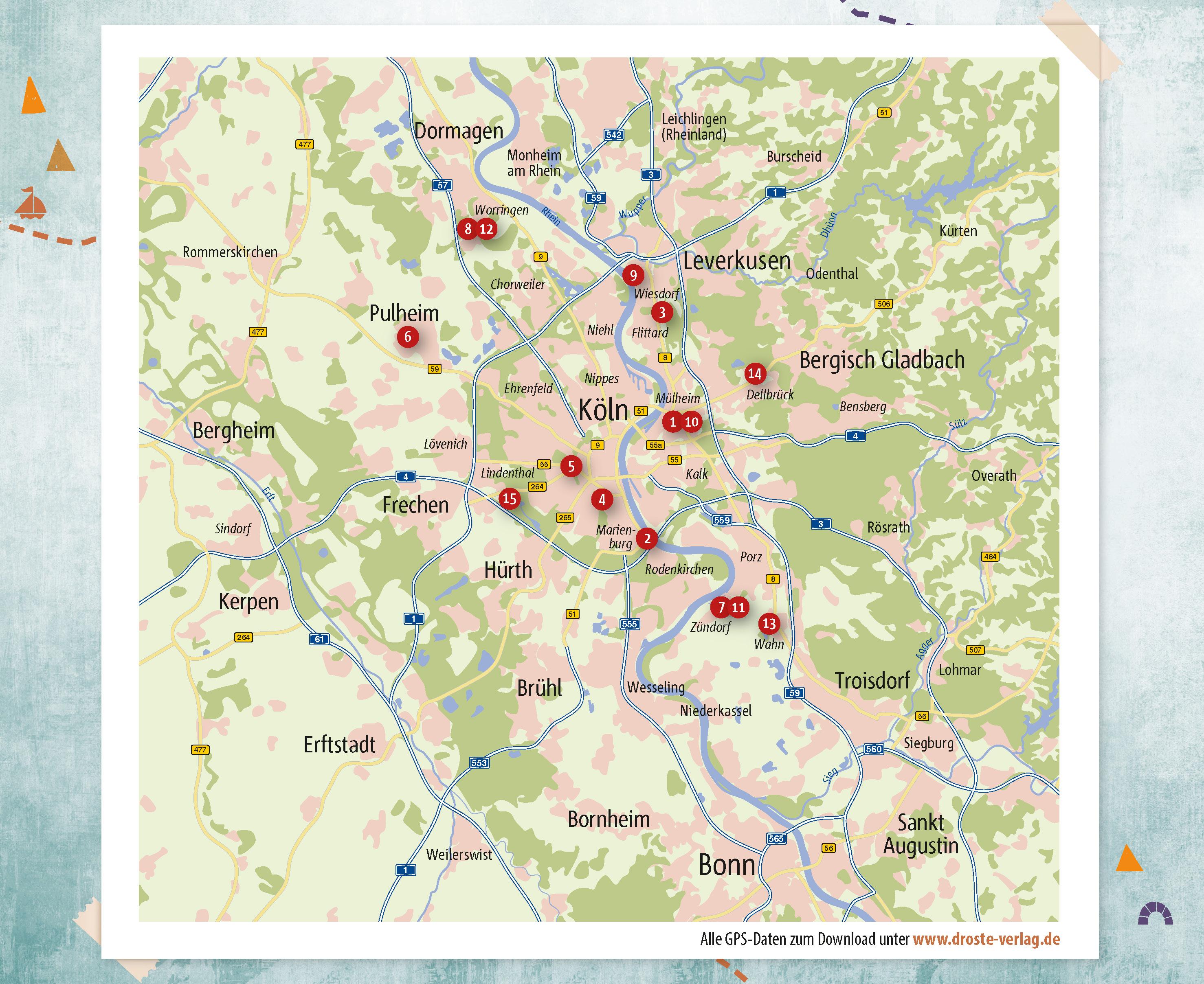 Rund um Köln. Radeln für die Seele