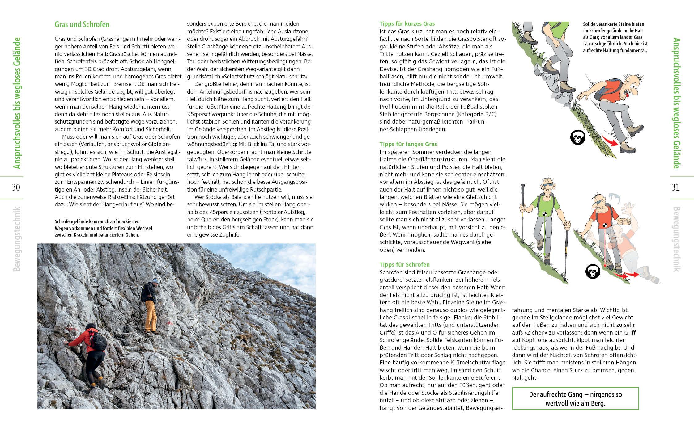 Alpin-Lehrplan 1: Bergwandern - Trekking