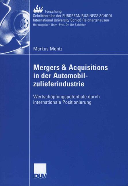 Mergers & Acquisitions in der Automobilzulieferindustrie