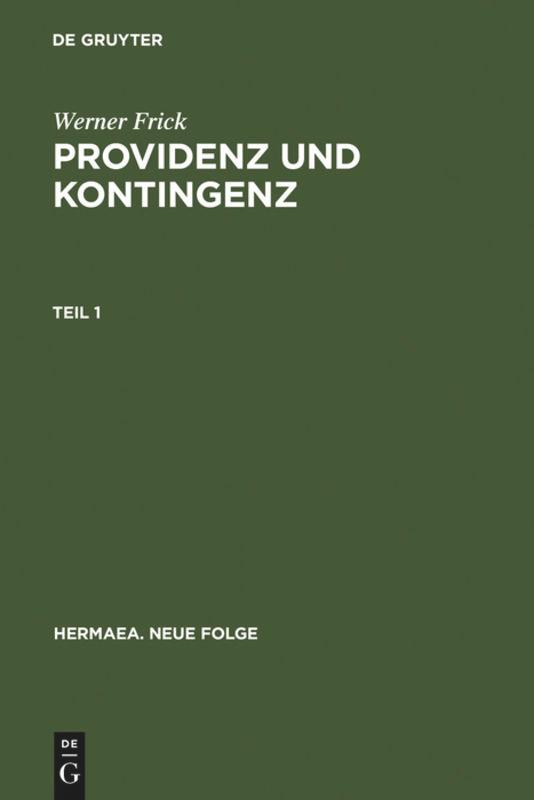 Providenz und Kontingenz