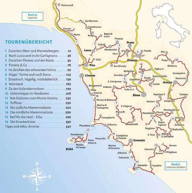 Entdeckertouren mit dem Wohnmobil Toskana und Elba