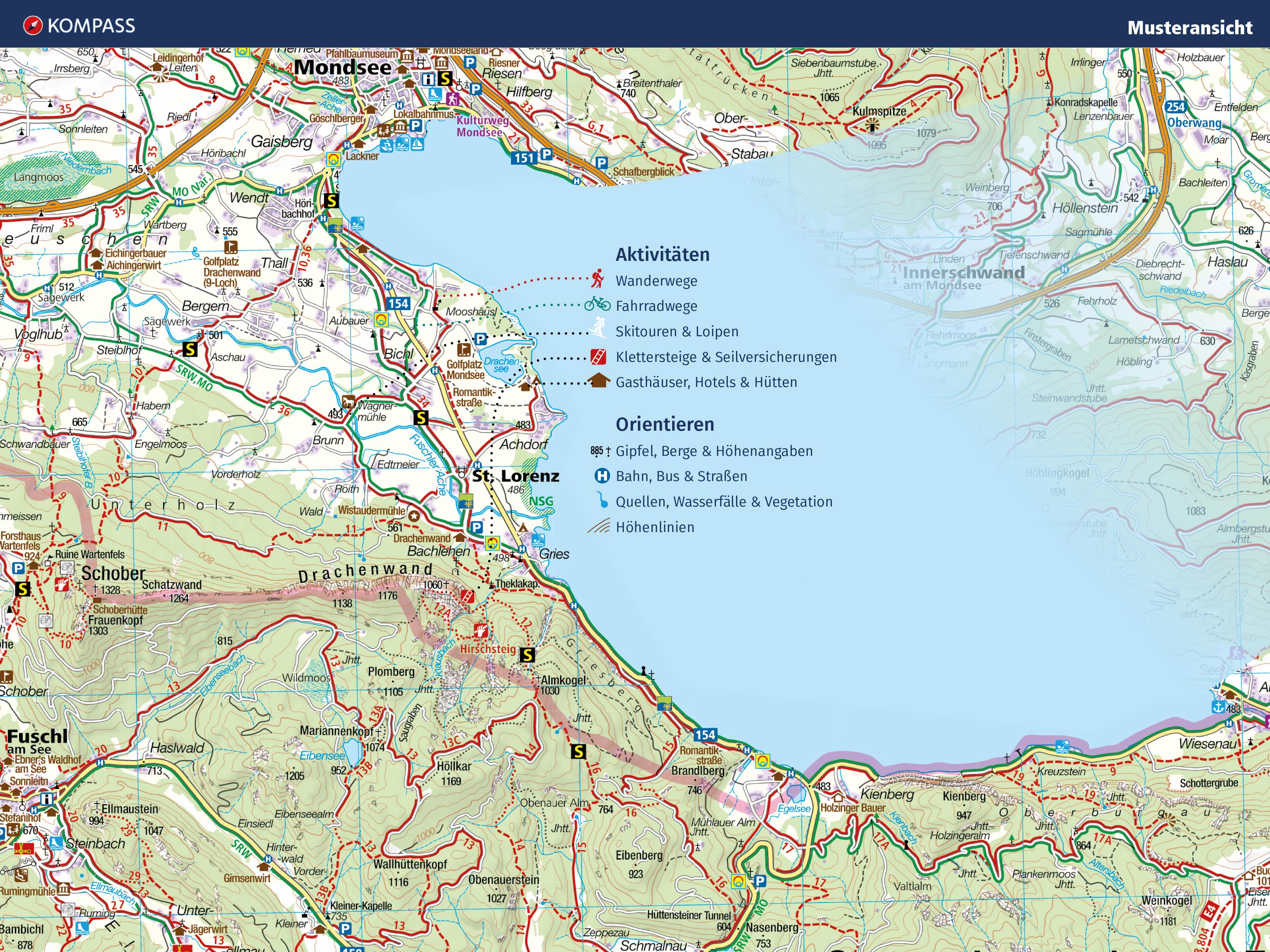 KOMPASS Wanderkarten-Set 2230 Mallorca (4 Karten) 1:35.000