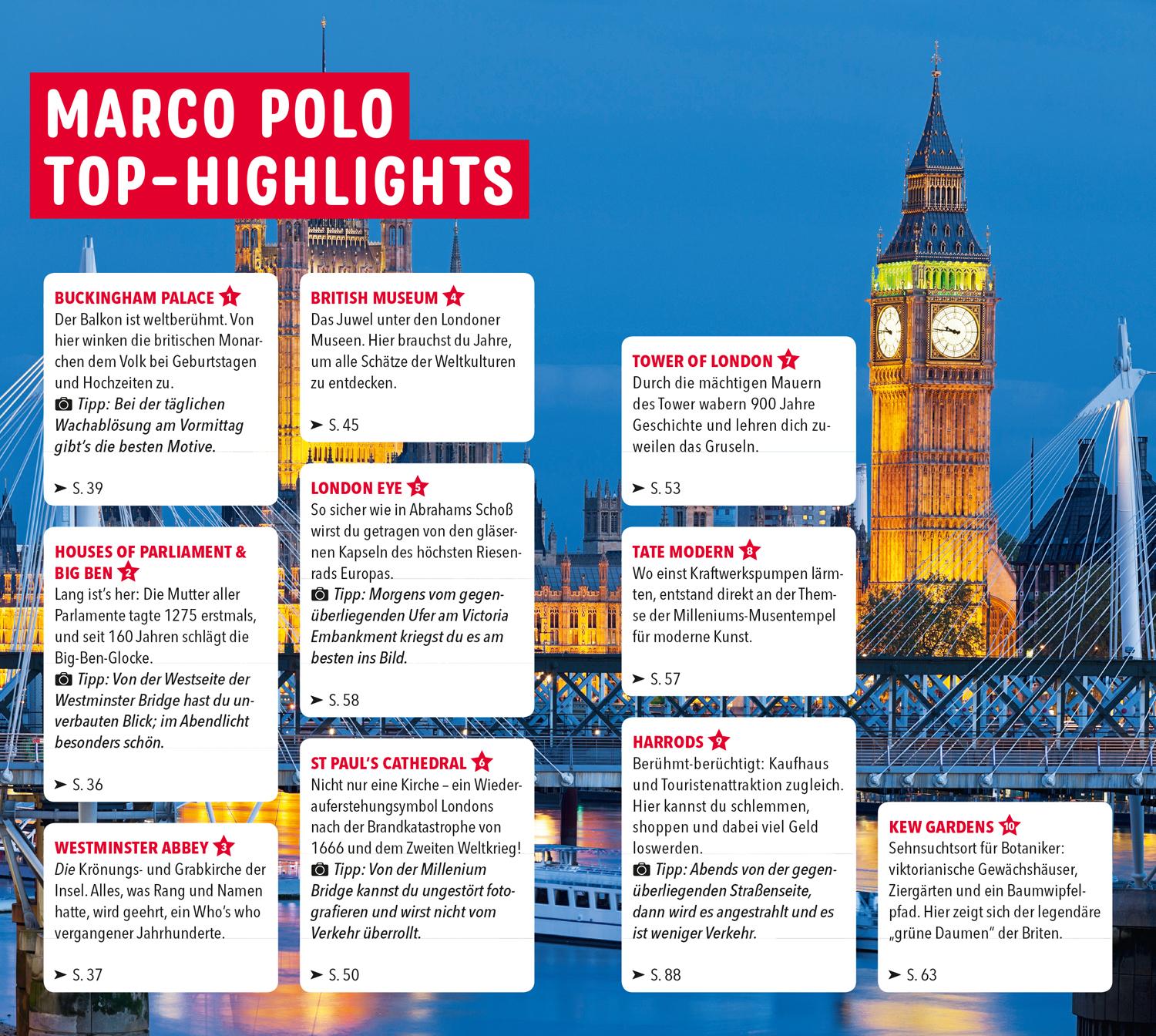 MARCO POLO Reiseführer London