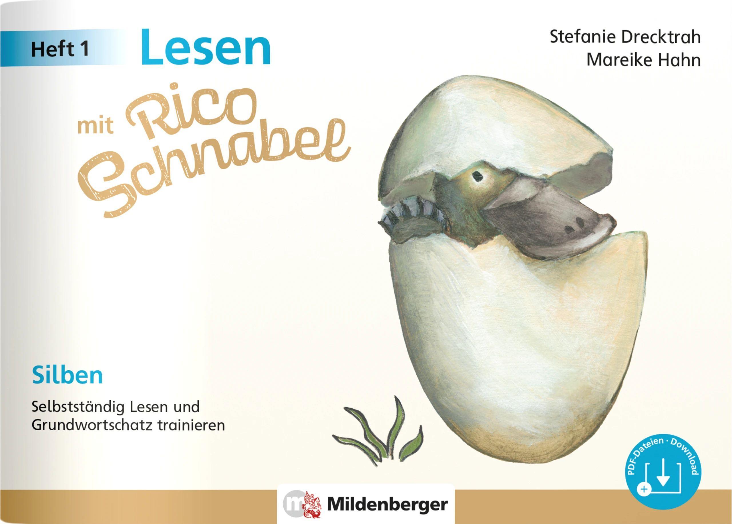 Lesen mit Rico Schnabel, Heft 1: Silben