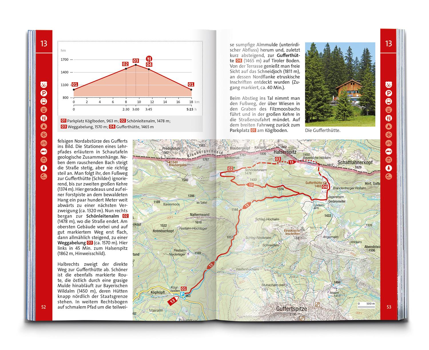 KOMPASS Wanderführer Tegernsee, Schliersee, 55 Touren mit Extra-Tourenkarte