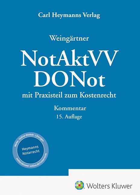 Weingärtner, NotAktVV / DONot-Kommentar