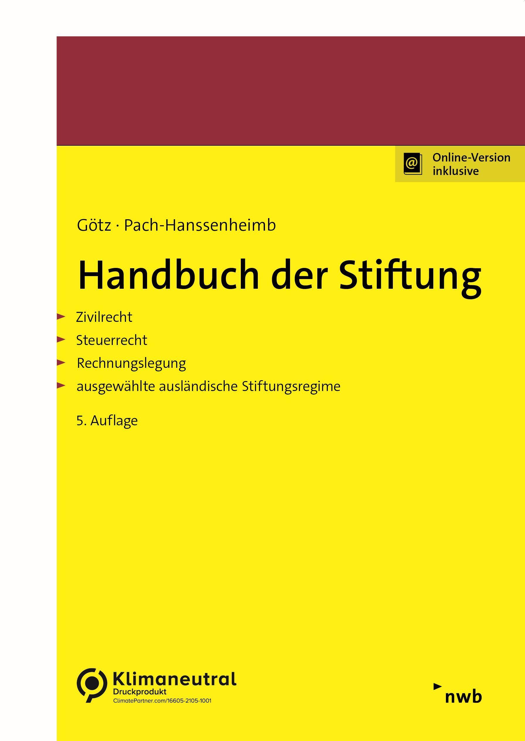 Handbuch der Stiftung