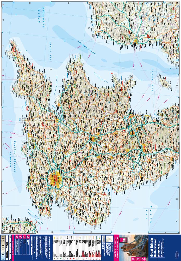 Reise Know-How Landkarte Großbritannien 1 : 750 000