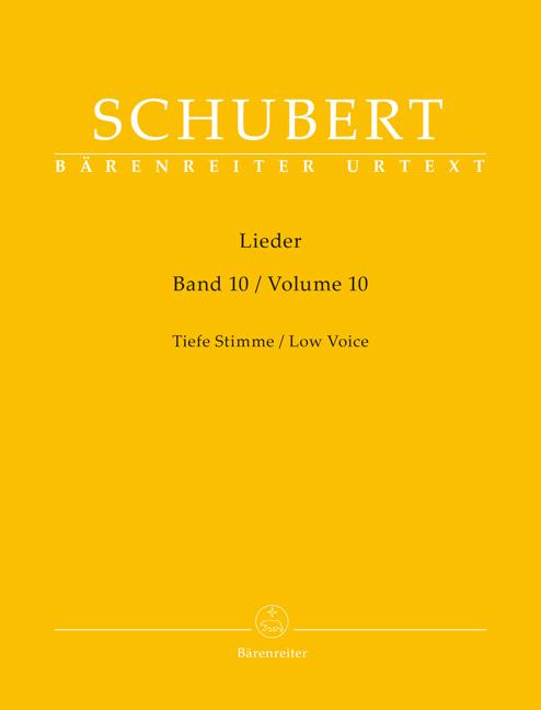 Lieder, Band 10 für tiefe Stimme