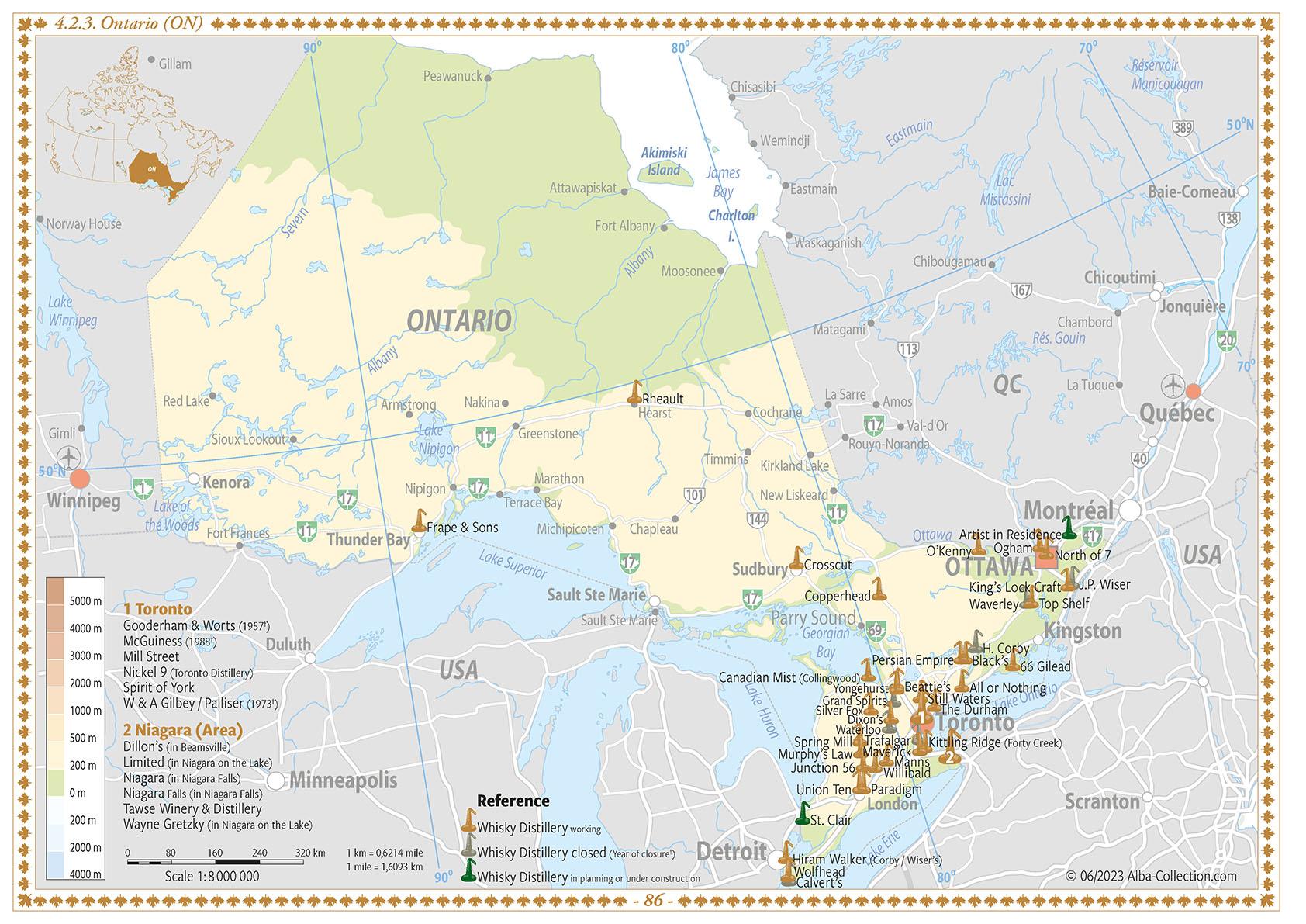 Whiskey Atlas North America 2023