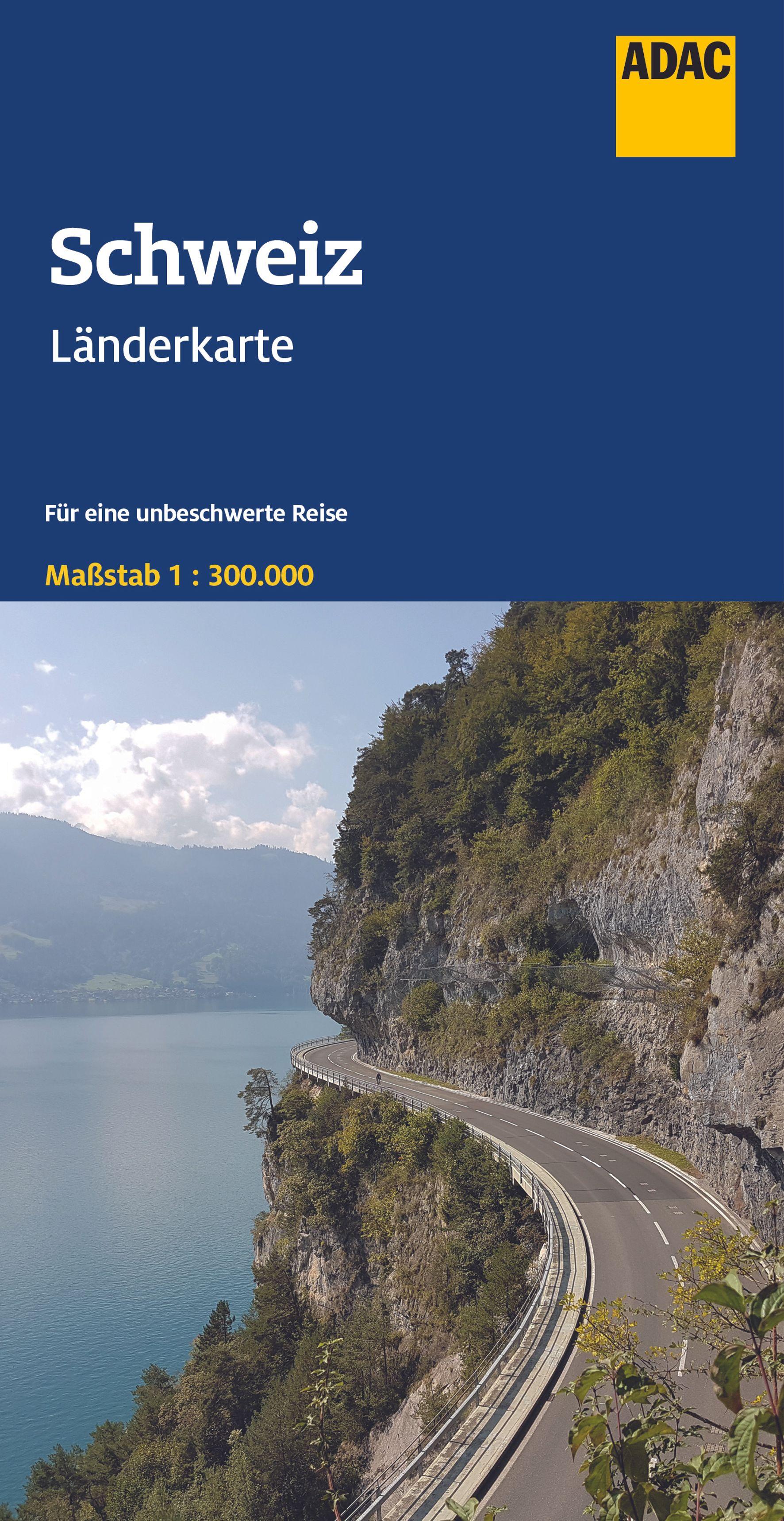 ADAC Länderkarte Schweiz 1:300.000