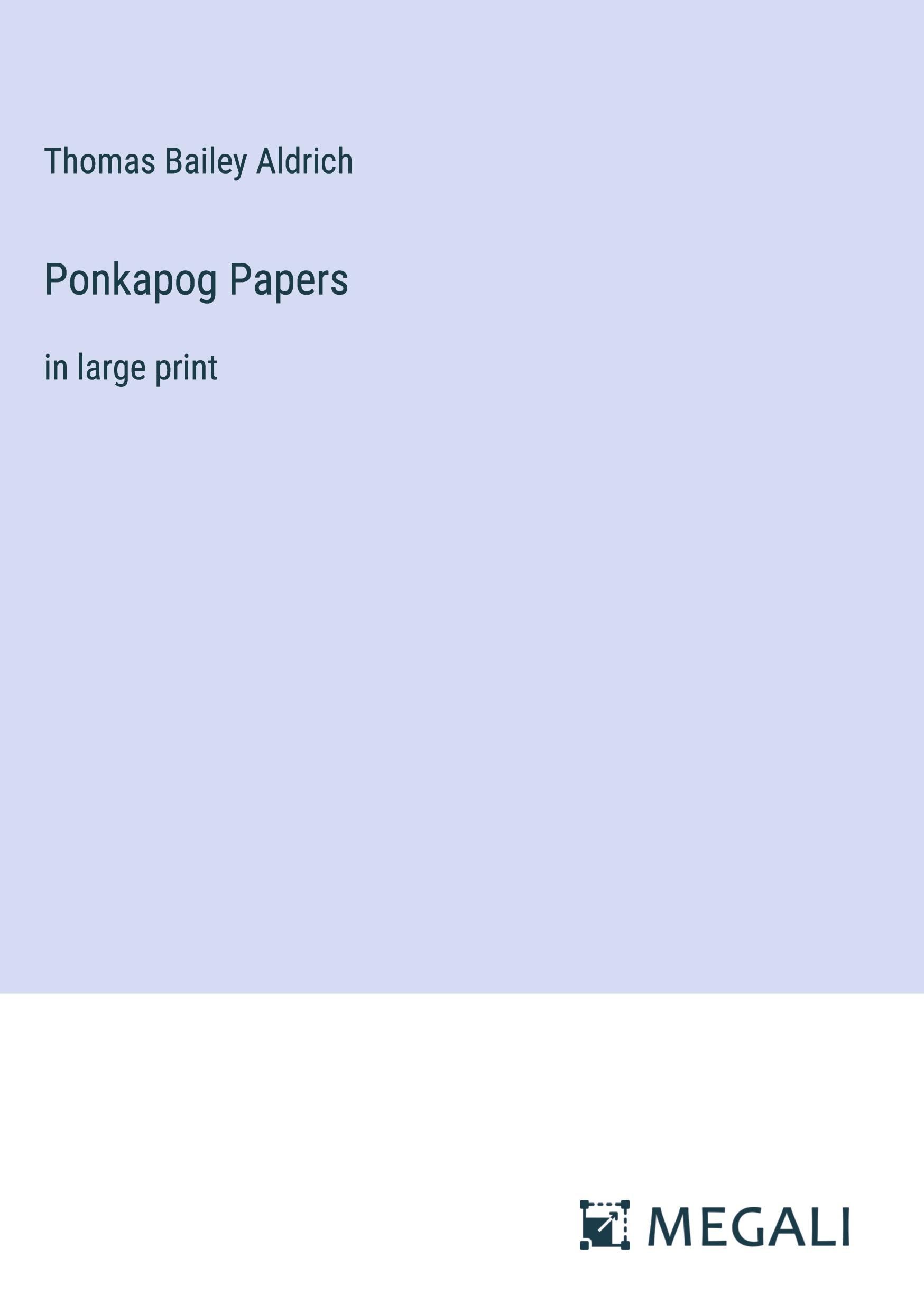 Ponkapog Papers