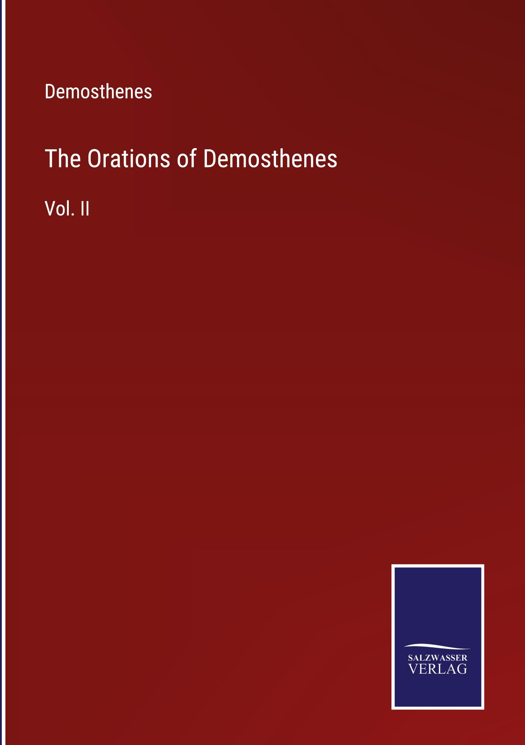 The Orations of Demosthenes