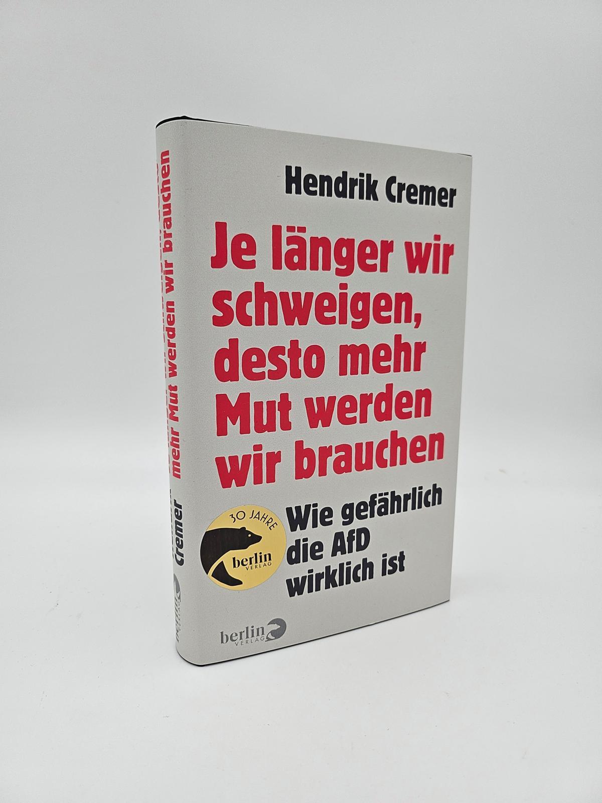 Je länger wir schweigen, desto mehr Mut werden wir brauchen