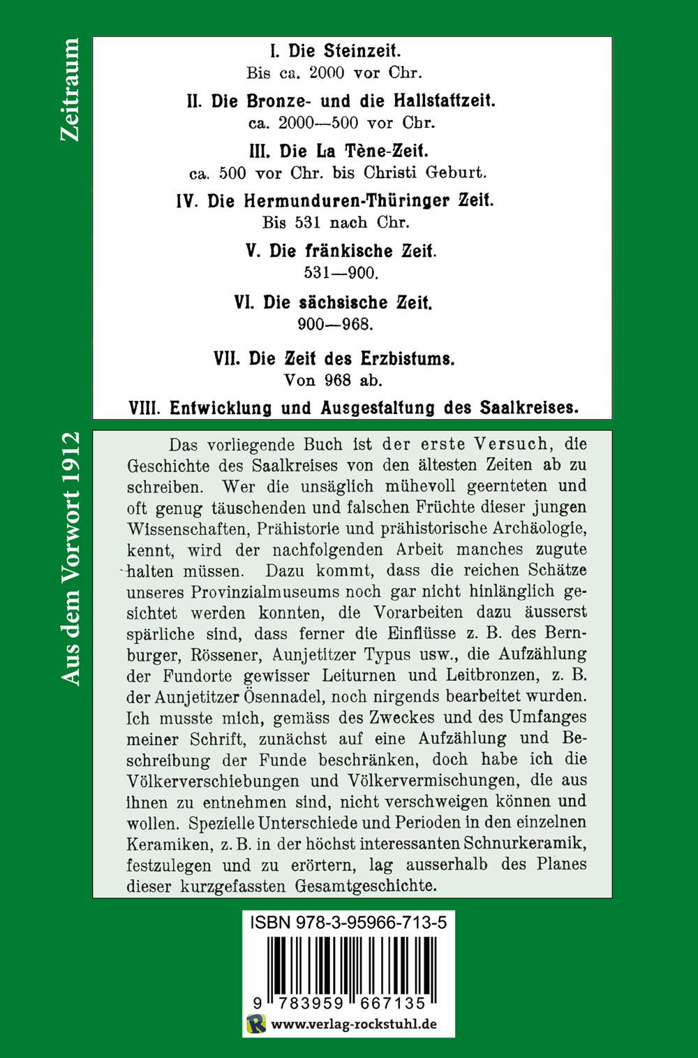 Geschichte des Saalkreises von der ältesten Zeit ab