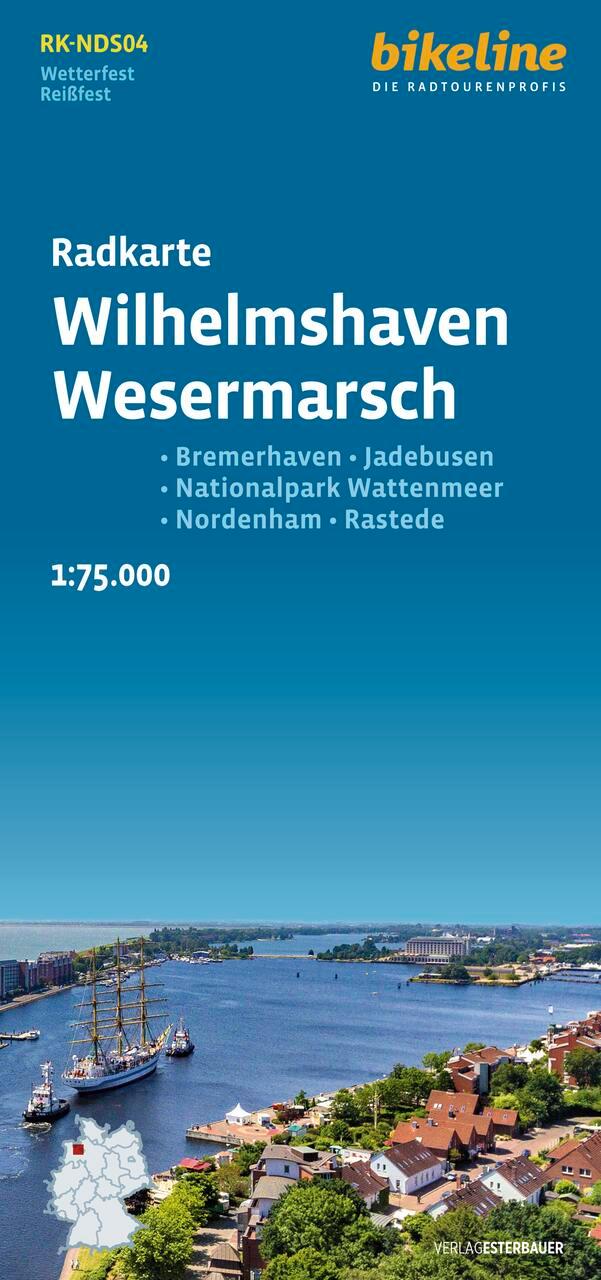 Radkarte Wilhelmshaven, Wesermarsch