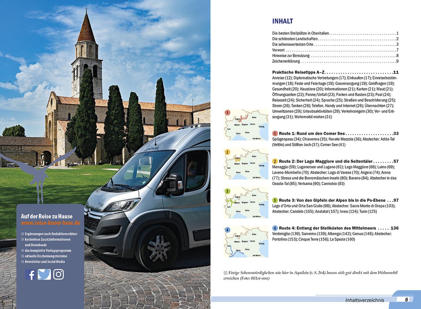 Reise Know-How Wohnmobil-Tourguide Oberitalien