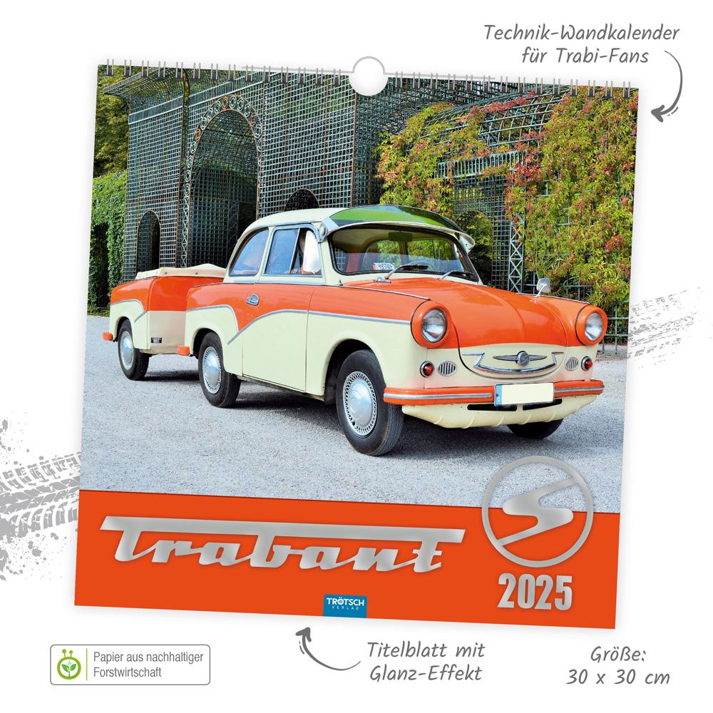 Trötsch Technikkalender Trabant 2025