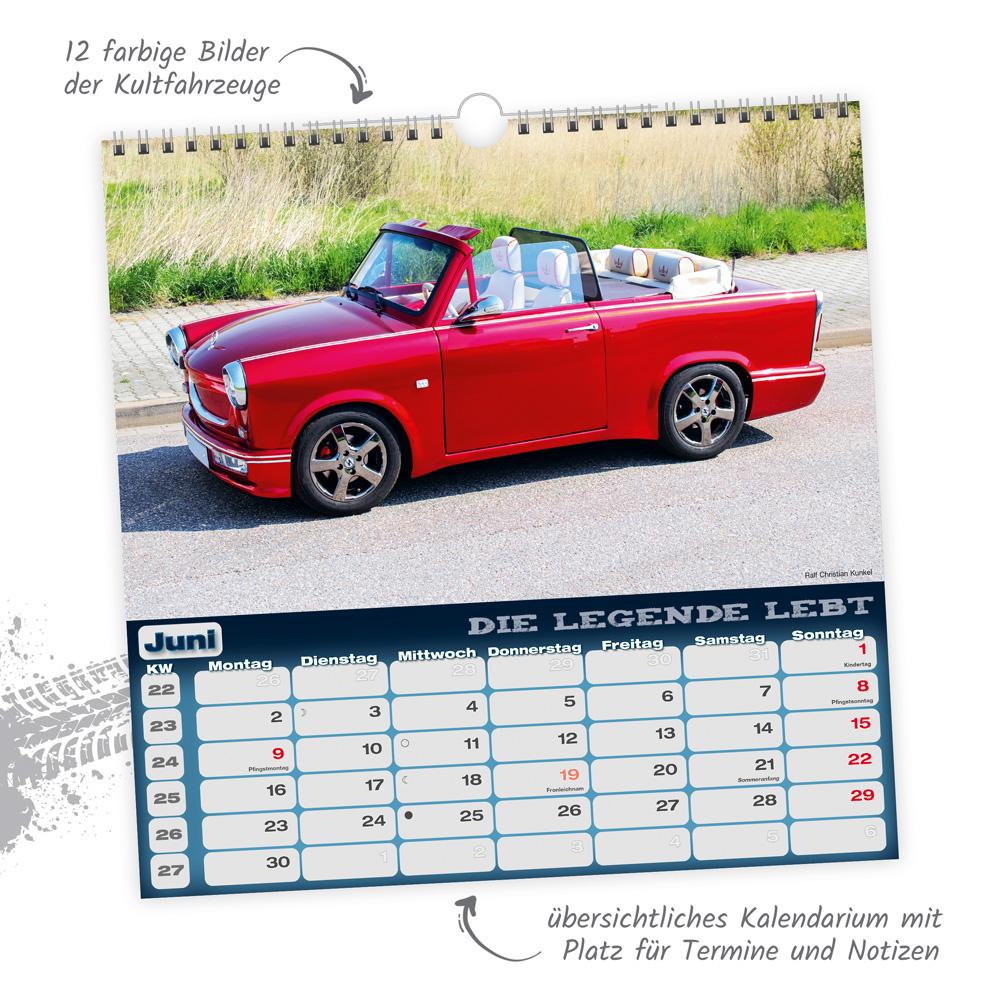 Trötsch Technikkalender Trabant 2025