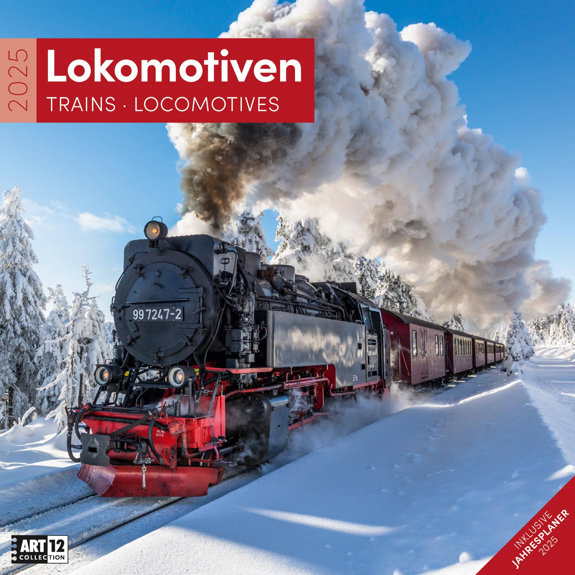 Lokomotiven Kalender 2025 - 30x30