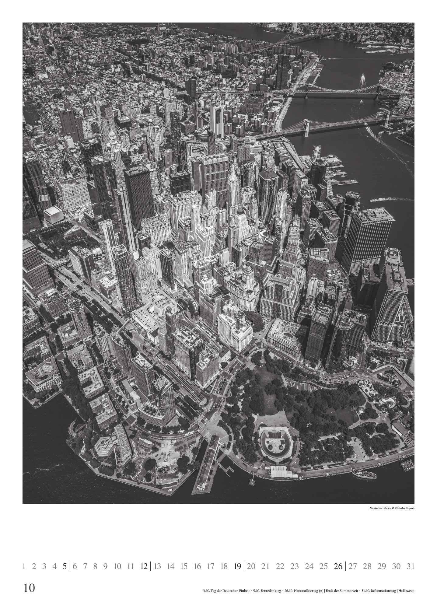 New York 2025 - Foto-Kalender - Poster-Kalender - 50x70 - Stadt - City