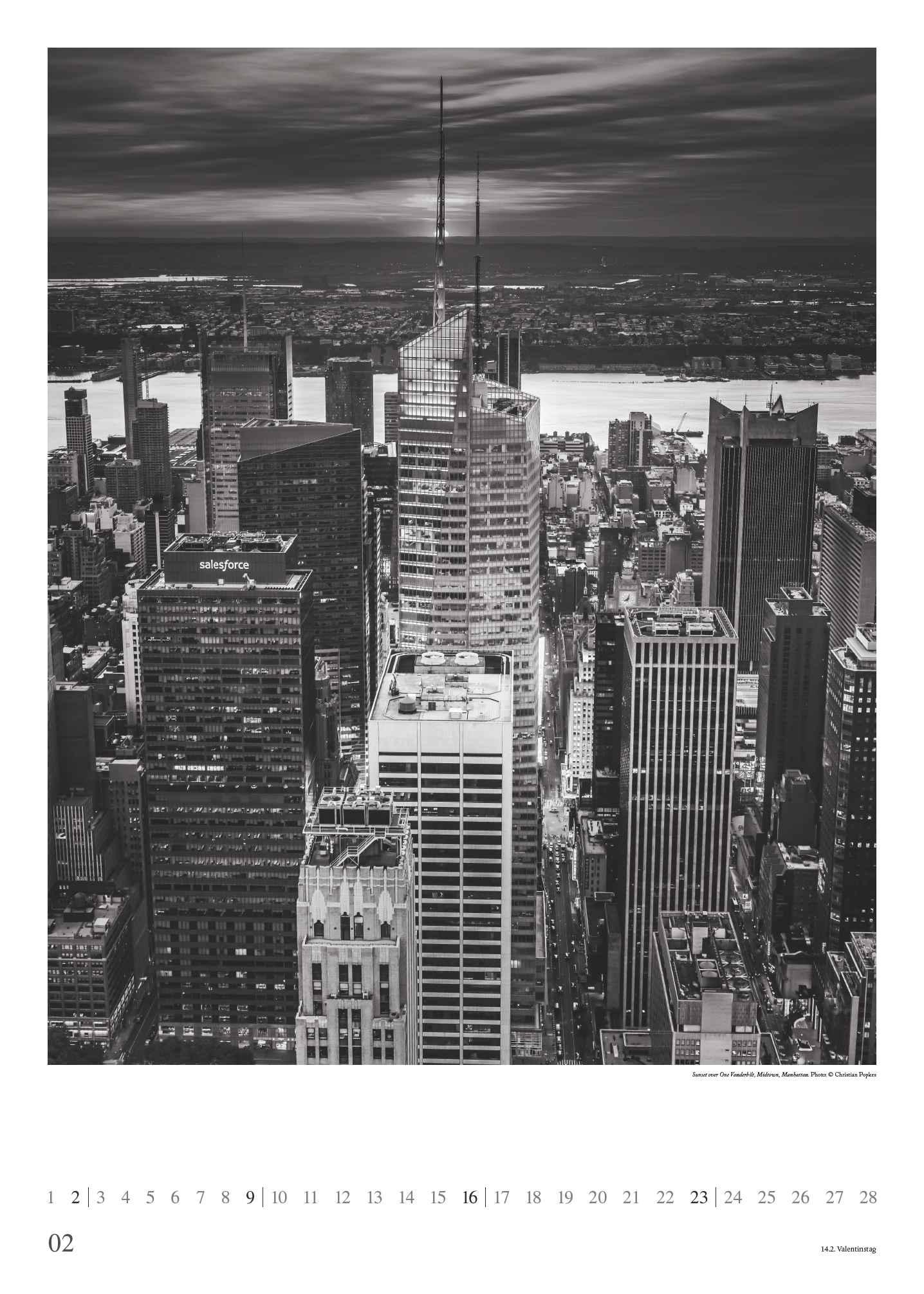 New York 2025 - Foto-Kalender - Poster-Kalender - 50x70 - Stadt - City