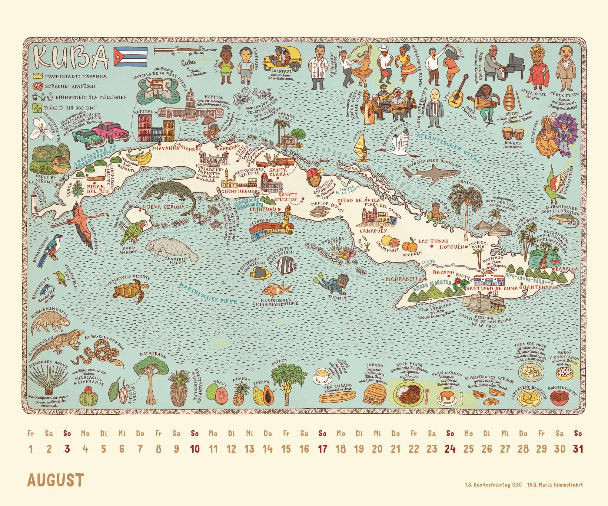 Alle Welt 2025 - Landkarten-Kalender von DUMONT- Kinder-Kalender -Querformat 60 x 50 cm